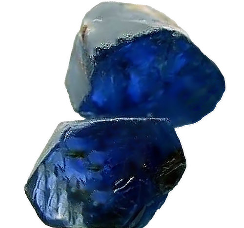 Carreg Geni Medi - Blue Sapphire